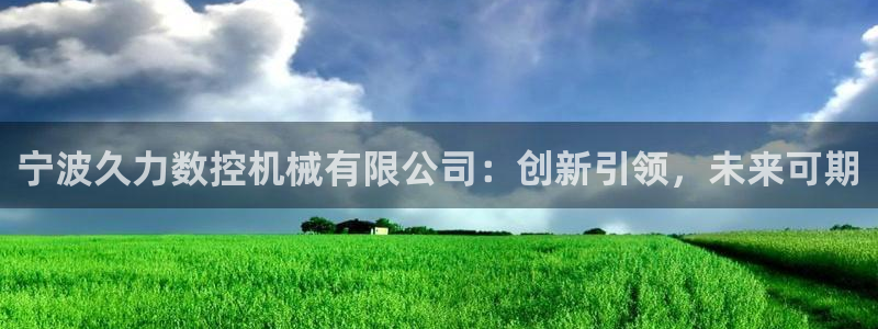 天辰娱乐_675138:宁波久力数控机械有限公司:创新引领,未来可期