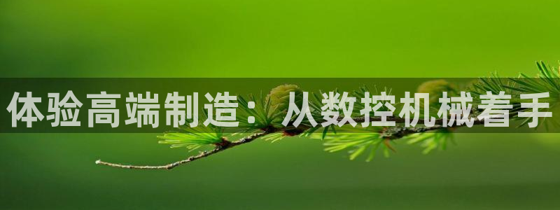 天辰娱乐557696:体验高端制造:从数控机械着手